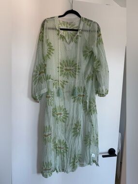 Roller Rabbit Sheer Coverup with Tassels